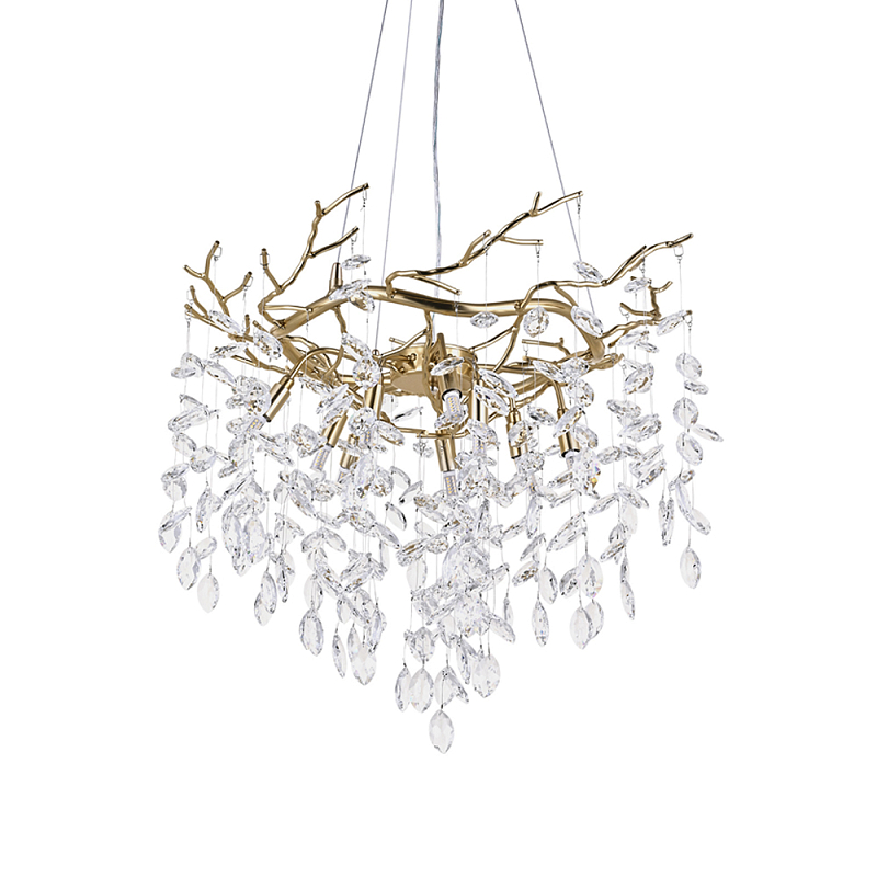 Люстра Floes Gold Хрустальная Золотой в Уфе | Loft Concept 