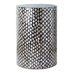 Столик круглый с инкрустацией Laura Black варинант исполнения - 1 | Loft Concept в Уфе