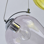 Люстра каскадная с 9-ю разноцветными стеклянными плафонами Kaleido варинант исполнения - 10 | Loft Concept в Уфе