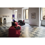 Дизайнерский модульный диван волнистой формы с цветным принтом Poltronova Superonda Sofa варинант исполнения - 9 | Loft Concept в Уфе