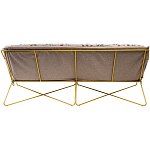 Трехместный диван на металлическом каркасе с цветочным принтом в стиле шинуазри Chinoiserie Birds on a Tree Sofa варинант исполнения - 6 | Loft Concept в Уфе