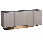 Комод со стеклянной столешницей и с выдвижными ящиками Minimalist Accent варинант исполнения - 1 | Loft Concept в Уфе