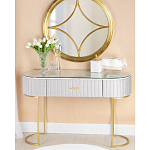 Консоль овальная на золотистых фигруных ножках Wall Console варинант исполнения - 4 | Loft Concept в Уфе