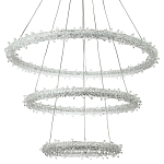 Многоярусная кольцевая люстра с хрустальным декором Gilbertine Crystals Ring Chandelier варинант исполнения - 1 | Loft Concept в Уфе