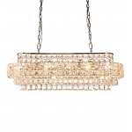 Люстра овальной формы хрустальная в неоклассическом стиле Majesty варинант исполнения - 5 | Loft Concept в Уфе