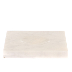 Подставка под шар квадратная из натурального камня Мрамор Белый Natural Stone Sphere Stands варинант исполнения - 1 | Loft Concept в Уфе