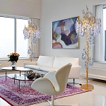 Торшер в виде золотого дерева с листьями FAIRYTREE Light варинант исполнения - 3 | Loft Concept в Уфе