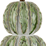 Настольная лампа с фактурным основанием с сочетании белого и зеленого цветов Festoon варинант исполнения - 1 | Loft Concept в Уфе