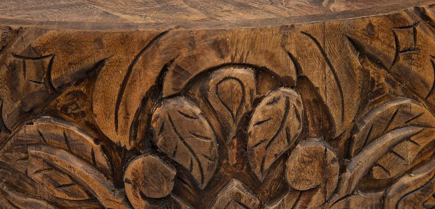 Кофейный стол Indian Carved Mango Tree  - Loft-Concept в Уфе