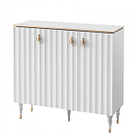 Консоль с дверками и белым рельефным фасадом Expanses of Beauty варинант исполнения - 1 | Loft Concept в Уфе