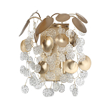 Бра с декоративными подвесками из прозрачного стекла в форме монеток FAIRYTREE Light варинант исполнения - 1 | Loft Concept в Уфе