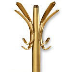 Вешалка золотого цвета с 4-мя крючками из пластика Curves Hangers варинант исполнения - 2 | Loft Concept в Уфе