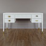 Письменный стол с 4-мя ящиками Elsa Dreams White варинант исполнения - 6 | Loft Concept в Уфе