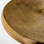 Кофейный стол из металла с круглой столешницей Table Gold Metal варинант исполнения - 5 | Loft Concept в Уфе