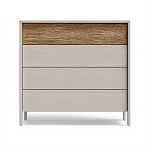 Комод 4 ящика с подсветкой на рельефном фасаде Warm Industrial варинант исполнения - 5 | Loft Concept в Уфе