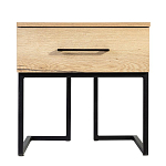 Тумба прикроватная с ящиком в стиле лофт Urban Style Space 2 варинант исполнения - 3 | Loft Concept в Уфе