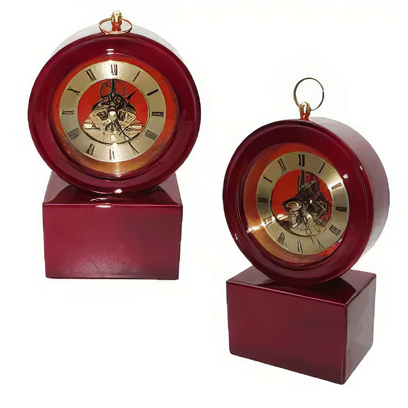 Часы настольные кварцевые Time Forward Коричневый Часы настольные кварцевые Time Forward Коричневый в Уфе | Loft Concept