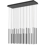 Люстра каскадная черная Black Cascade Chandelier варинант исполнения - 1 | Loft Concept в Уфе