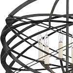 Люстра черная из эллиптических элементов Overlapping Orbits варинант исполнения - 1 | Loft Concept в Уфе