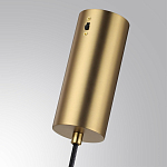 Подвесной светильник с плафоном в форме цилиндра из алебастра Cryptocrystalline Stone варинант исполнения - 4 | Loft Concept в Уфе