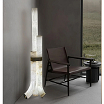 Торшер геометрический с тремя мраморными плафонами Marble Tripod варинант исполнения - 6 | Loft Concept в Уфе