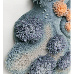 Тканый вручную Большой абстрактный гобелен Frost Forest варинант исполнения - 2 | Loft Concept в Уфе