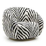 Кресло Bear с принтом Зебра варинант исполнения - 1 | Loft Concept в Уфе