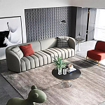 Дизайнерский журнальный стол на прозрачном основании Nofon варинант исполнения - 2 | Loft Concept в Уфе