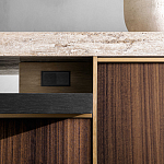 Кухонный гарнитур из массива дуба и камня Ratio Dada Engenereed варинант исполнения - 14 | Loft Concept в Уфе