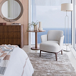 Приставной стол в шпоне ореха Elega варинант исполнения - 6 | Loft Concept в Уфе