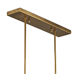 Люстра прямоугольная из толстого литого стекла Cast Glass варинант исполнения - 5 | Loft Concept в Уфе