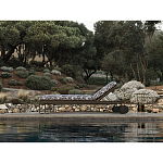 Шезлонг на металлическом каркасе с регулируемой спинкой GUELL Sunbed варинант исполнения - 9 | Loft Concept в Уфе