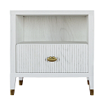 Прикроватная тумбочка с полкой Elsa Dreams White варинант исполнения - 6 | Loft Concept в Уфе