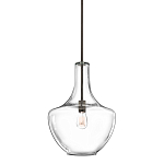 Подвесной светильник прозрачный стеклянный органической формы Kichler варинант исполнения - 1 | Loft Concept в Уфе