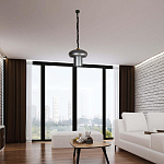 Подвесной светильник с серым металлическим плафоном Capability варинант исполнения - 2 | Loft Concept в Уфе