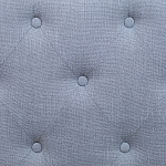 Изголовье кровати серое с мягкой обивкой из рогожки Emma Headboard варинант исполнения - 3 | Loft Concept в Уфе