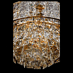 Люстра хрустальная в неоклассическом стиле на золотистом каркасе Majesty варинант исполнения - 4 | Loft Concept в Уфе