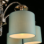 Люстра потолочная Nikoletta с бирюзовым плафоном варинант исполнения - 4 | Loft Concept в Уфе