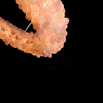 Люстра кольцевая с частичками натурального горного хрусталя Crystal Shimmer варинант исполнения - 4 | Loft Concept в Уфе