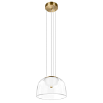 Подвесной светильник с куполообразным прозрачным стеклянным плафоном Grada Light варинант исполнения - 5 | Loft Concept в Уфе