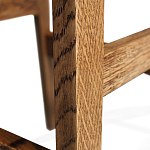 Барный стул со спинкой на 4-х деревянных ножках Коричневый Велюр Vendramin Chair  варинант исполнения - 7 | Loft Concept в Уфе