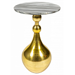 Кофейный столик с мраморной столешницей Sleeve Arabia варинант исполнения - 1 | Loft Concept в Уфе