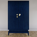 Платяной шкаф Elsa Dreams Blue с 2-мя фасадами варинант исполнения - 5 | Loft Concept в Уфе