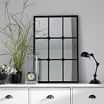 Зеркало-окно Rect Black 90 варинант исполнения - 2 | Loft Concept в Уфе