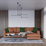 Торшер черного цвета с круглым основанием и вытянутым поворотным плафоном Trumpet tube варинант исполнения - 4 | Loft Concept в Уфе