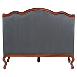 Диван двухместный из натурального бука цвета антрацит Solid Luxury варинант исполнения - 2 | Loft Concept в Уфе