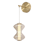 Бра светодиодное с стеклянным волнообразным плафоном Amphora of Light варинант исполнения - 3 | Loft Concept в Уфе