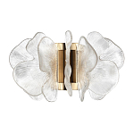 Бра с крупными прозрачными лепестками с рельефной поверхностью Ethereal Bloom варинант исполнения - 1 | Loft Concept в Уфе