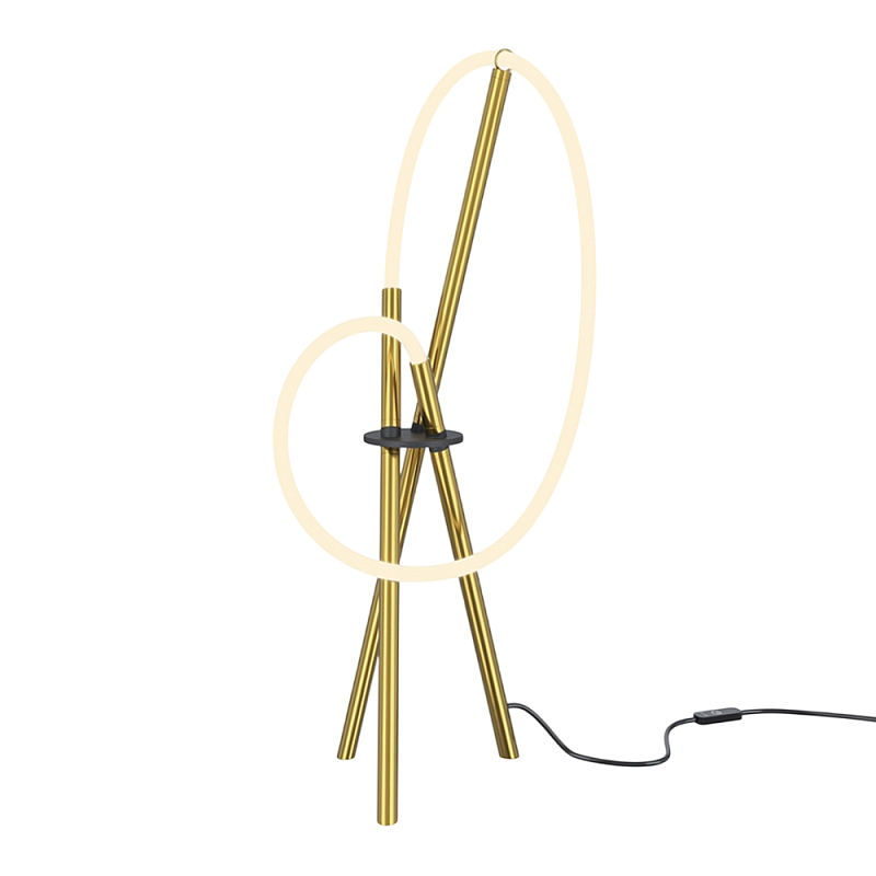 Настольный светильник Crochet Brass 3000К 15Вт Латунь Белый в Уфе | Loft Concept 