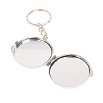 Зеркало брелок карманное двухстороннее из натурального камня Оникс Silver Stone Mirrors варинант исполнения - 6 | Loft Concept в Уфе